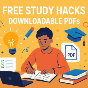 Free study hacks PDF bundle for exam success – download and boost your scores